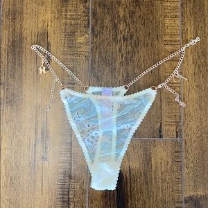 Savage Fenty adjustable chain lace thong
